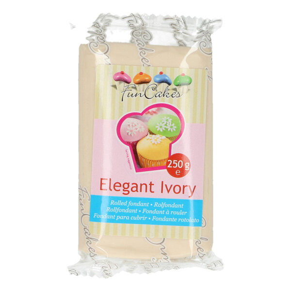 FunCakes Rollfondant Elfenbein -Elegant Ivory- 250g