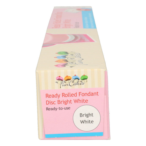 FunCakes Ausgerollte Fondantdecke Bright White