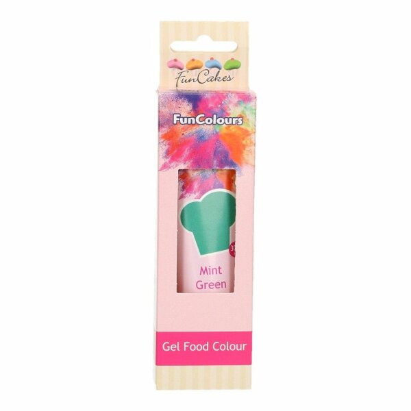 FunCakes Edible FunColours Gel - Mint Green 30g