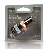 Rainbow Dust Metallic-Lebensmittelfarbe Dark Gold 25ml