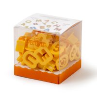 36 keksausstecher Alphabet & Nummerns dim. 2 x h 1,6 cm