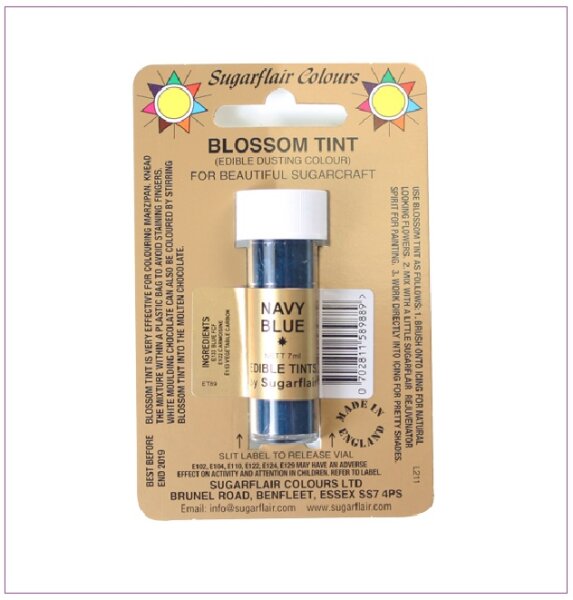 Sugarflair Dusting Colour NAVY BLUE, 7ml