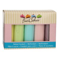 FunCakes Rollfondant Multipack Pastel Colours 5x100g
