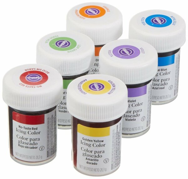 Wilton Gelfarben  Regenbogenmix Spezial 6 x 28 g