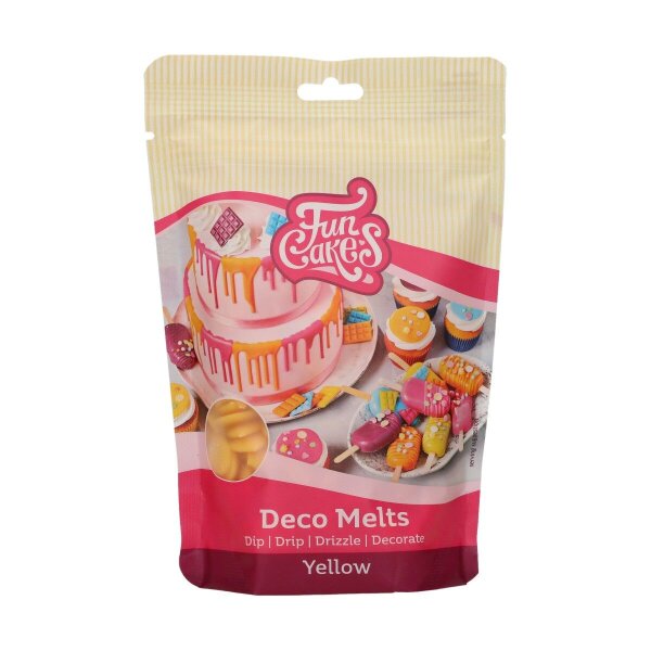 FunCakes Deco Melts -Gelb- 250g