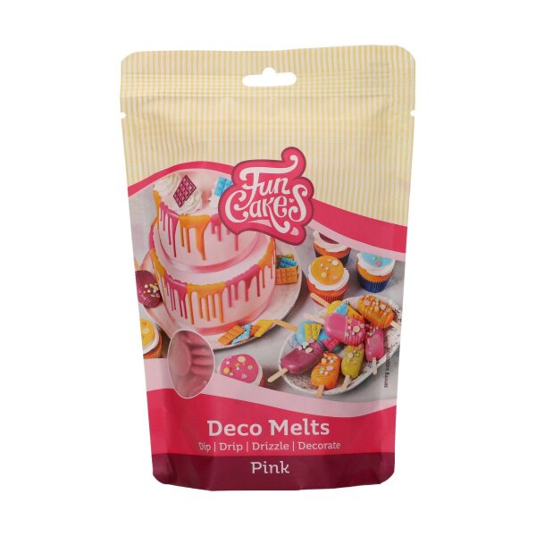FunCakes Deco Melts -Rosa- 250g