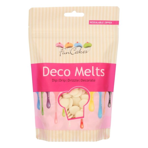 FunCakes Deco Melts -Weiß- 250g
