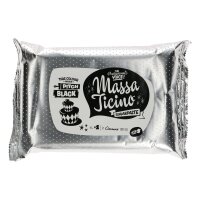 Massa Ticino Rollfondant Schwarz Pitch Black 1kg