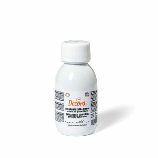 Decora Extra Weißer gel-Lebensmittelfarbe 100 g