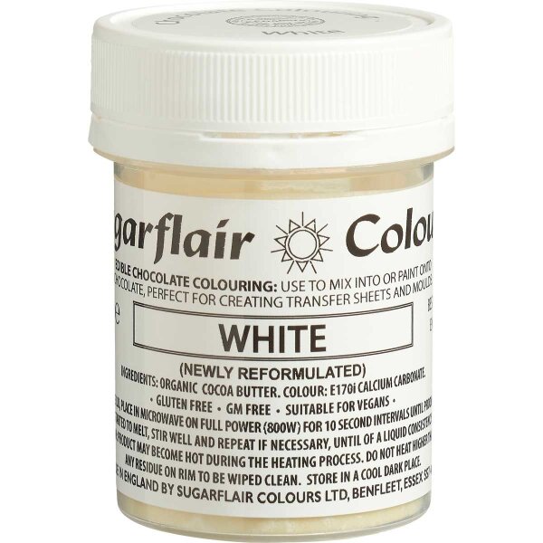 Sugarflair Schokoladenfarbe Weiß 35g