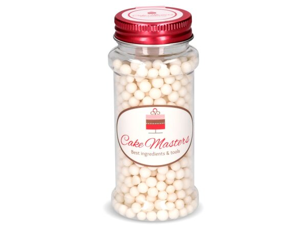 Cake-Masters Weiche Zuckerperlen weiß 60g