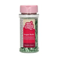 FunCakes Metallic Sugar Rods XL -Grün- 70g