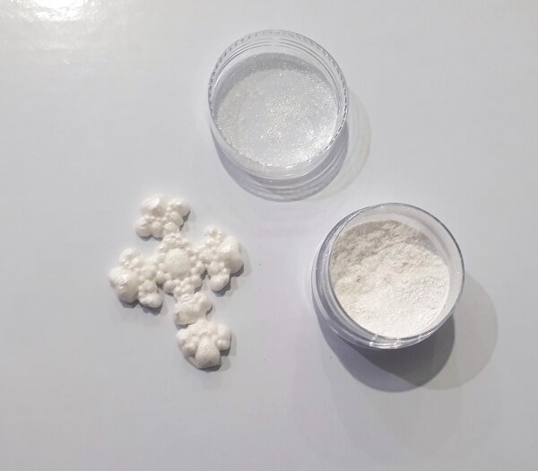 Essbare Puderfarbe - Farbe: -Perl Weiß 5g