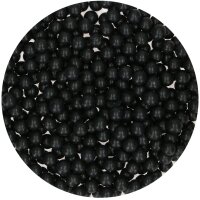 FunCakes Zuckerperlen Groß Schwarz 80 g