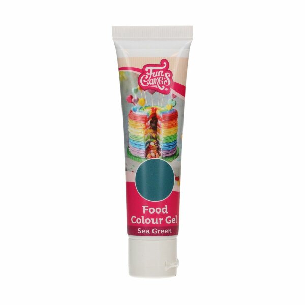 FunCakes Lebensmittelfarbe Gel - Meergrün 30g