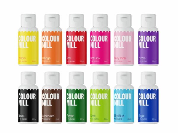 Colour Mill Oil Blend Farben Kickstarter Set 12 x 20 ml