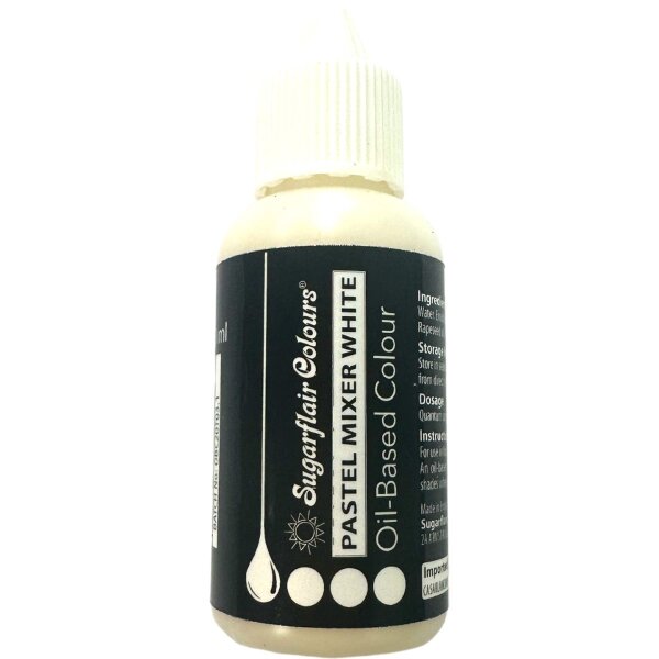 Sugarflair Pastell Mixer Weiß 30 ml
