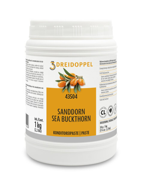 Dreidoppel Konditoreipaste Sanddorn 1 kg