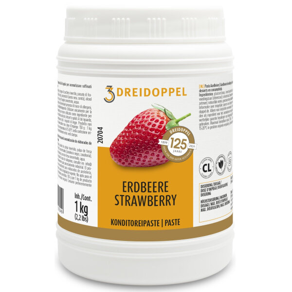 Dreidoppel Konditoreipaste Erdbeere 1 kg MHD09.2026