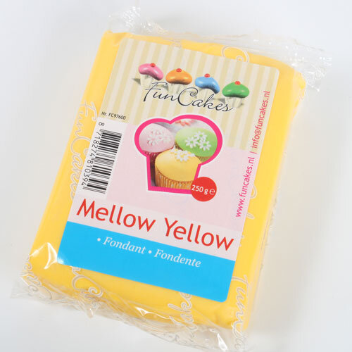 FunCakes Fondant -Mellow Yellow- -250g-