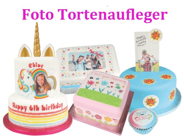 Foto Tortenaufleger Tortenbild mit Ihrem Foto-DIN -A4-Format