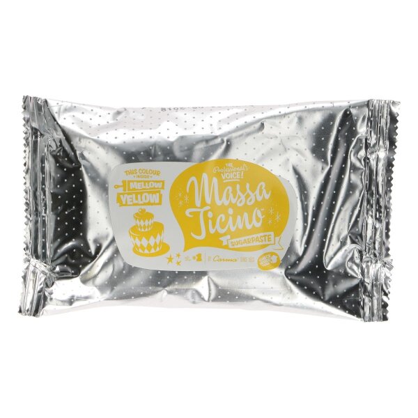 Massa Ticino Tropic Rollfondant 250g - Gelb